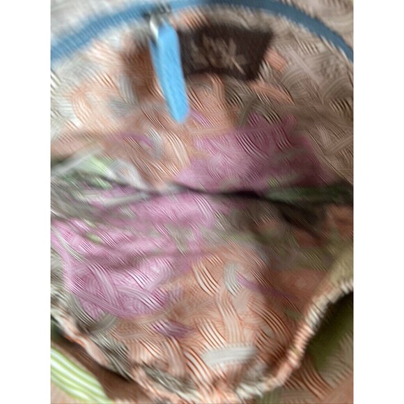 THE SAK BLUE LEATHER CROSSBODY BAG 11 X 10 - Picture 3 of 3